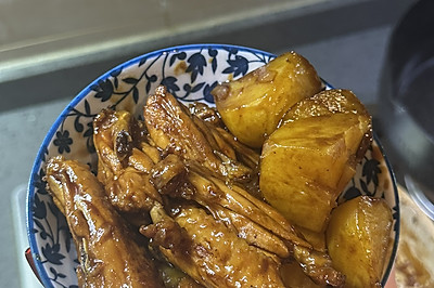 可乐鸡翅土豆 上班带饭首选