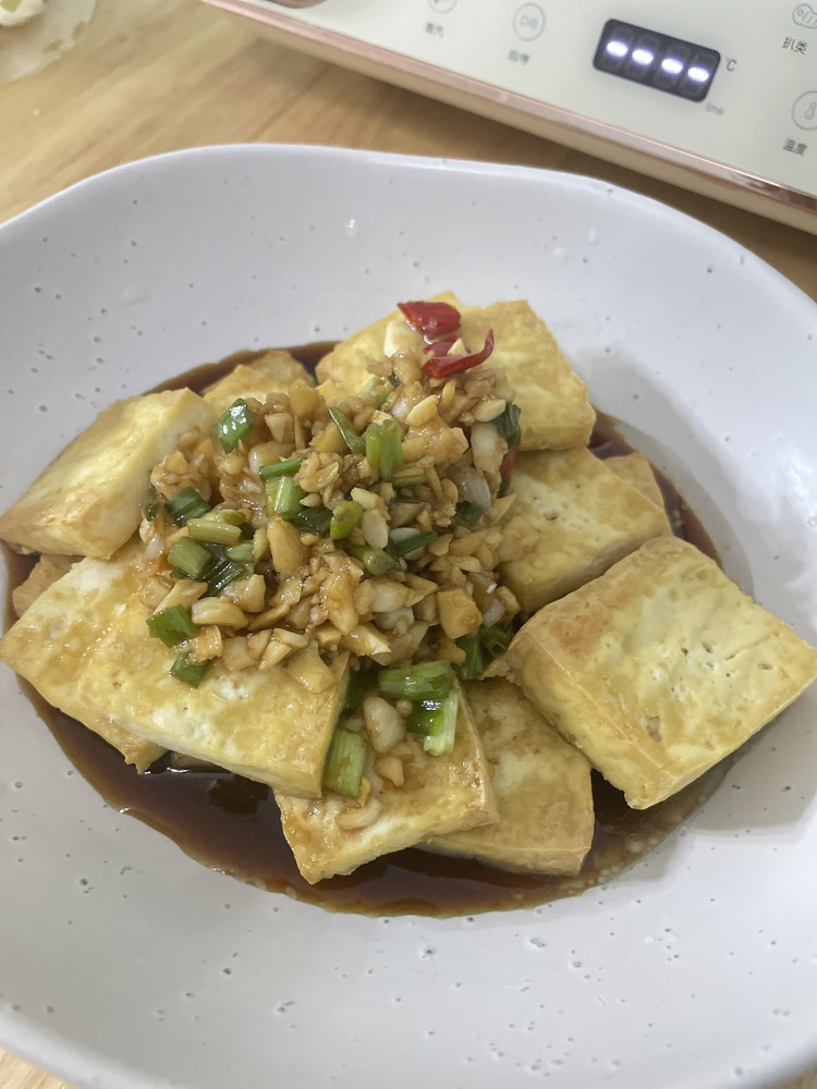 蒸汽炸锅炸豆腐的做法