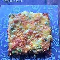 简单早餐之面包片比萨的做法图解7