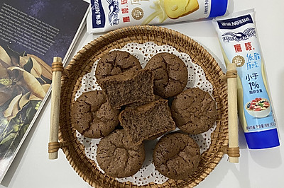 可可味炼乳纸杯蛋糕