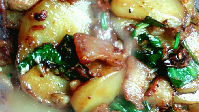 香辣土豆肉片