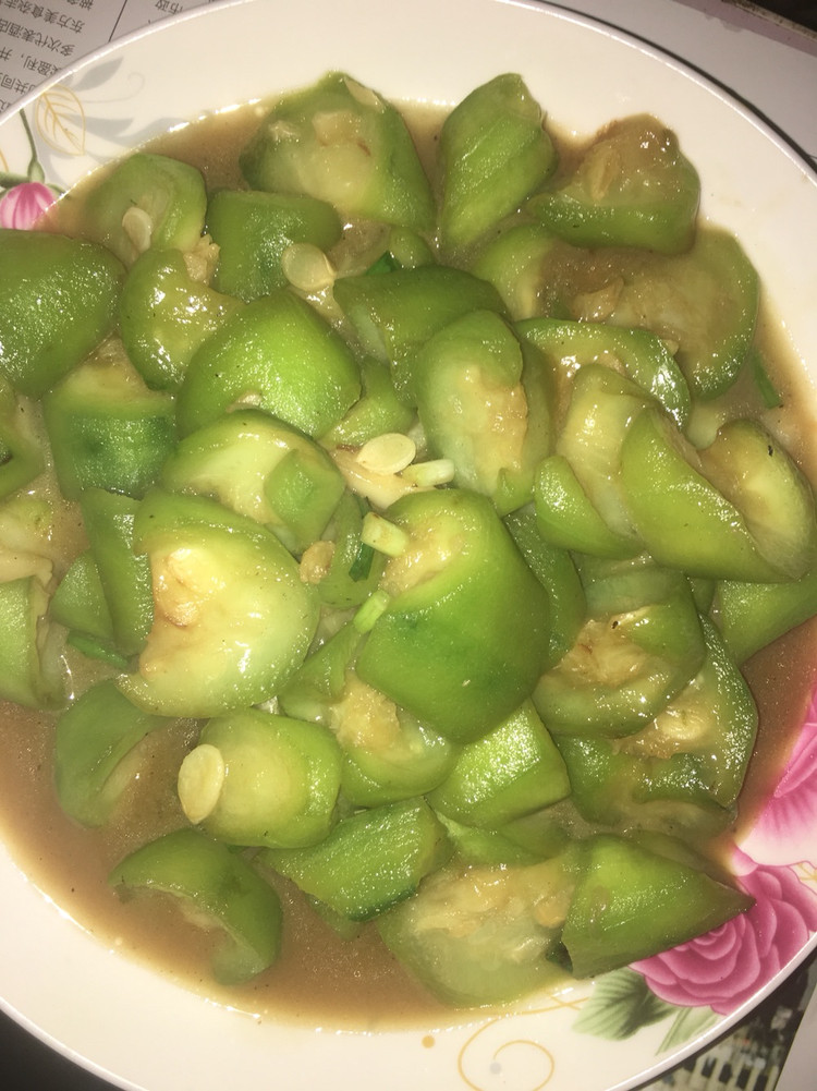 蒜蓉炒丝瓜的做法