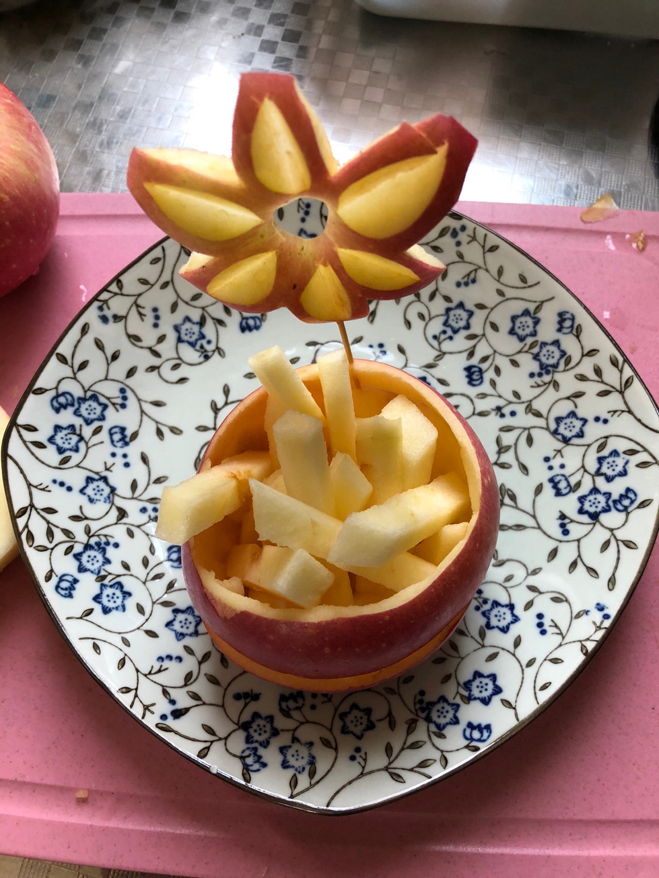 苹果玫瑰的做法_【图解】苹果玫瑰怎么做如何做好吃_苹果玫瑰家常做法大全_細_记_豆果美食