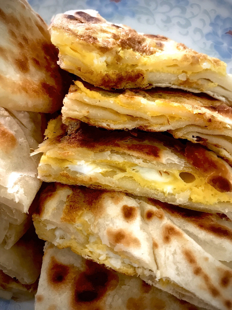 家庭版鸡蛋灌饼的做法