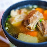 冬瓜萝卜肋排汤的做法图解7