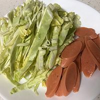 包菜鸡蛋炒粉丝的做法图解2