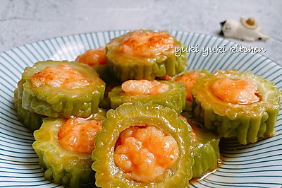 快手：15分钟搞定苦瓜虾饼