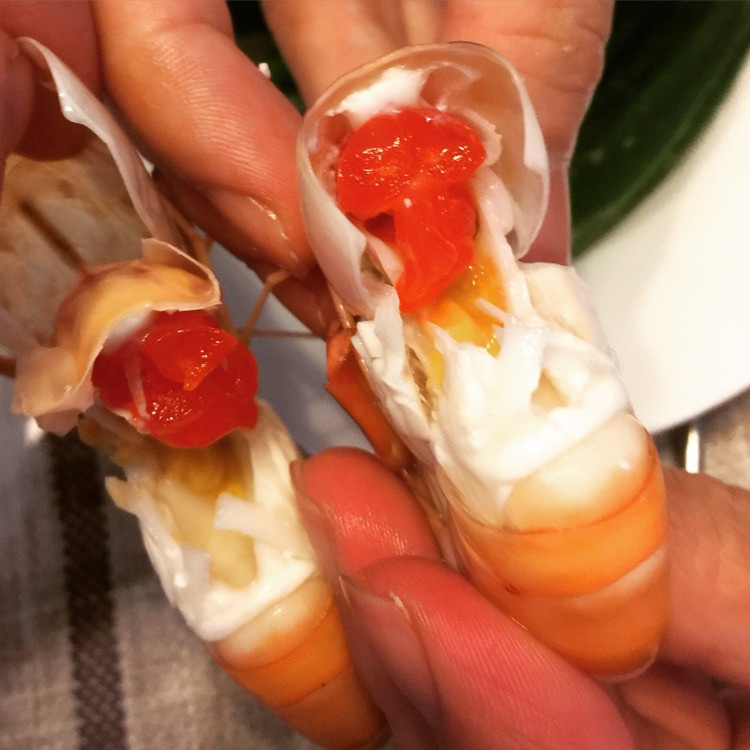 白灼沼虾（大头虾）配特调蘸料的做法