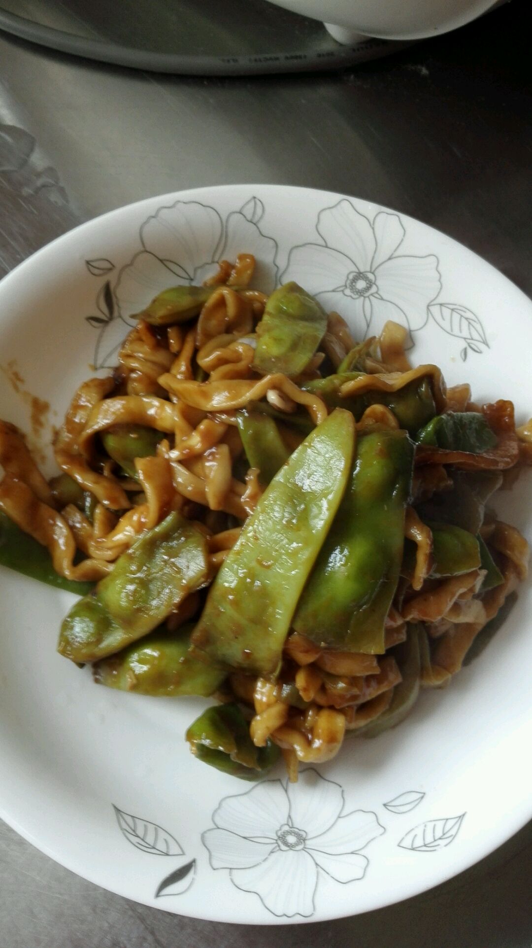 扁豆焖面的做法图解9