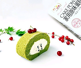 #爱好组-低筋复赛# 抹茶蜜豆蛋糕卷的做法