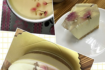 樱花芒果芝士蛋糕