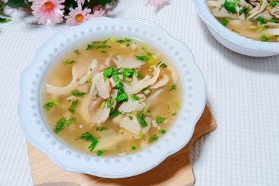 菌菇肉丝汤