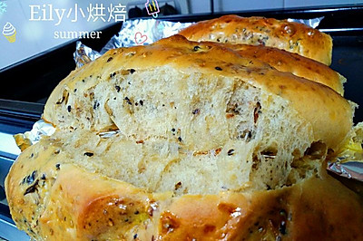 超软红糖坚果面包【零失败手揉版】