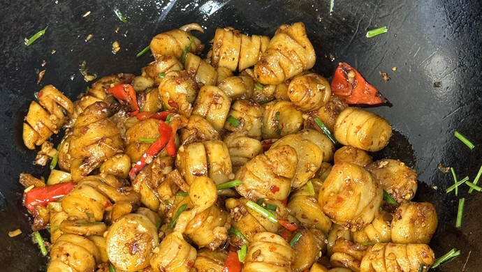香辣炒面筋