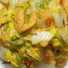 下饭神菜娃娃菜炒油豆泡