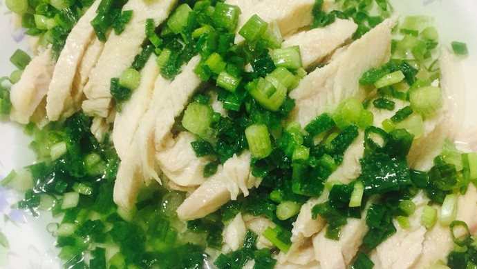 葱油鸡片