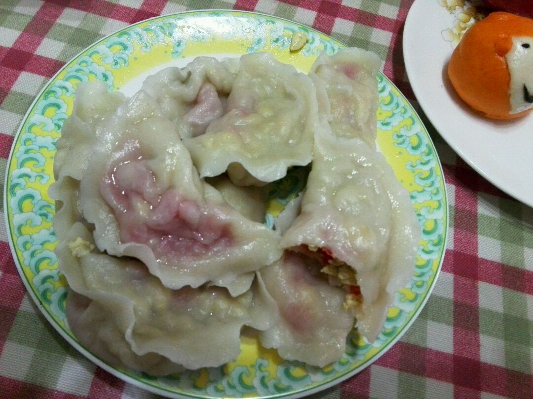 西红柿鸡蛋水饺的做法图解5