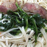 皇帝菜腊肉清面的做法图解6