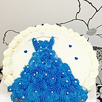 女王大人生日蛋糕（晚礼服）的做法图解7