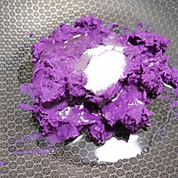 紫薯小花面包的做法图解5