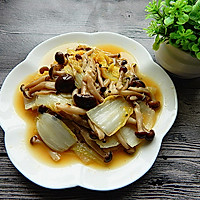 白菜炒蟹味菇的做法图解9
