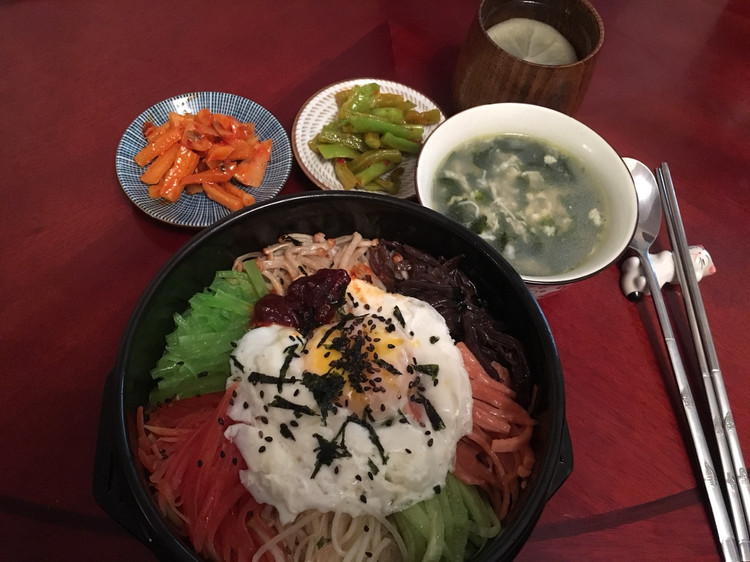石锅拌饭的做法