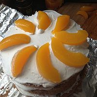 黄桃巧克力戚风裸蛋糕#寻人启事#的做法图解19