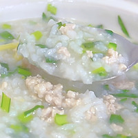 一人食｜蔬菜瘦肉粥软糯咸香，营养均衡的做法图解1