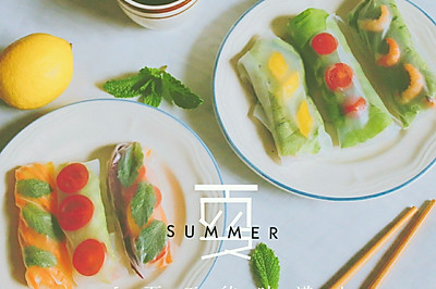 缤纷夏日summer rolls