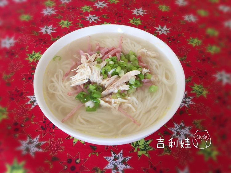 鸡汤面的做法