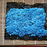 花朵寿司【蓝色系】的做法图解4