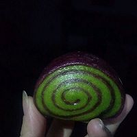 艾桨紫薯馒头卷的做法图解11