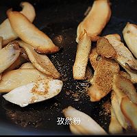 孜然香煎杏鲍菇的做法图解4
