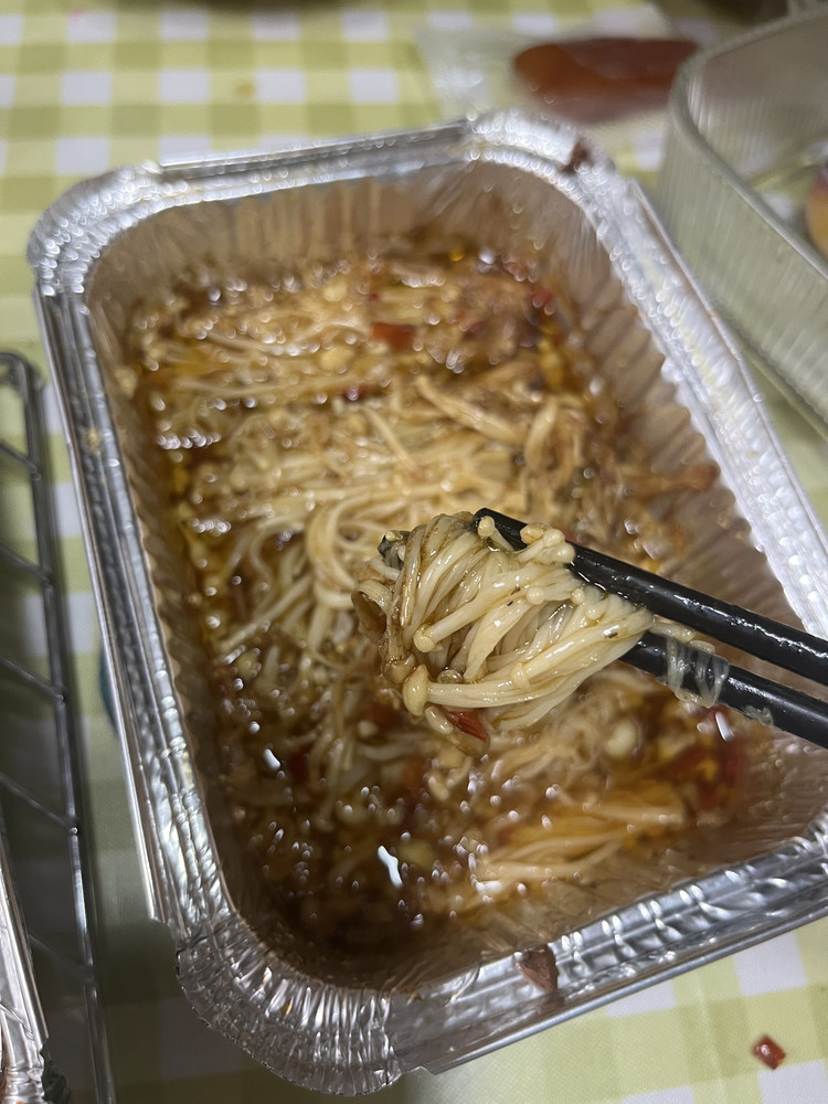 烤金针菇～烤箱版的做法