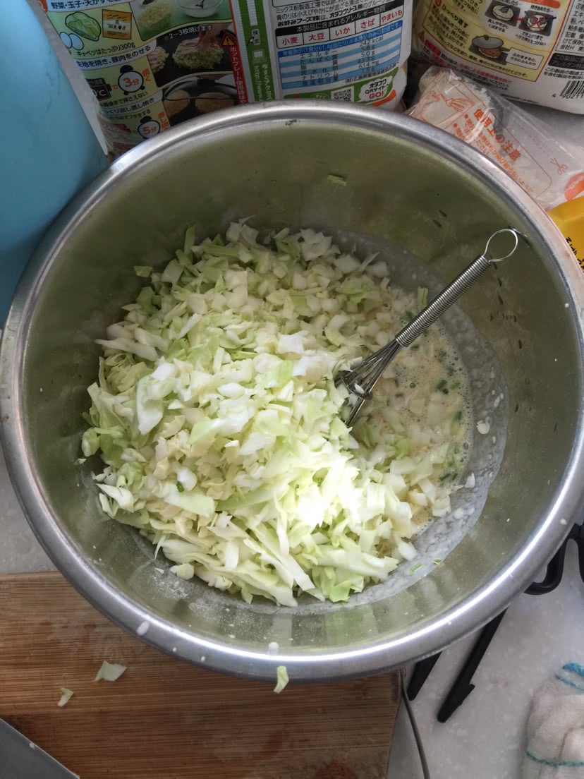 #电饼档# 御好烧简单制作的做法图解1