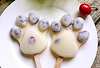萌萌哒蔓越莓牛奶棒冰#莓汁莓味#的做法