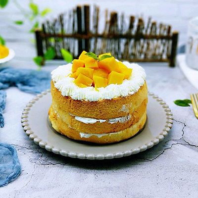 芒果裸蛋糕