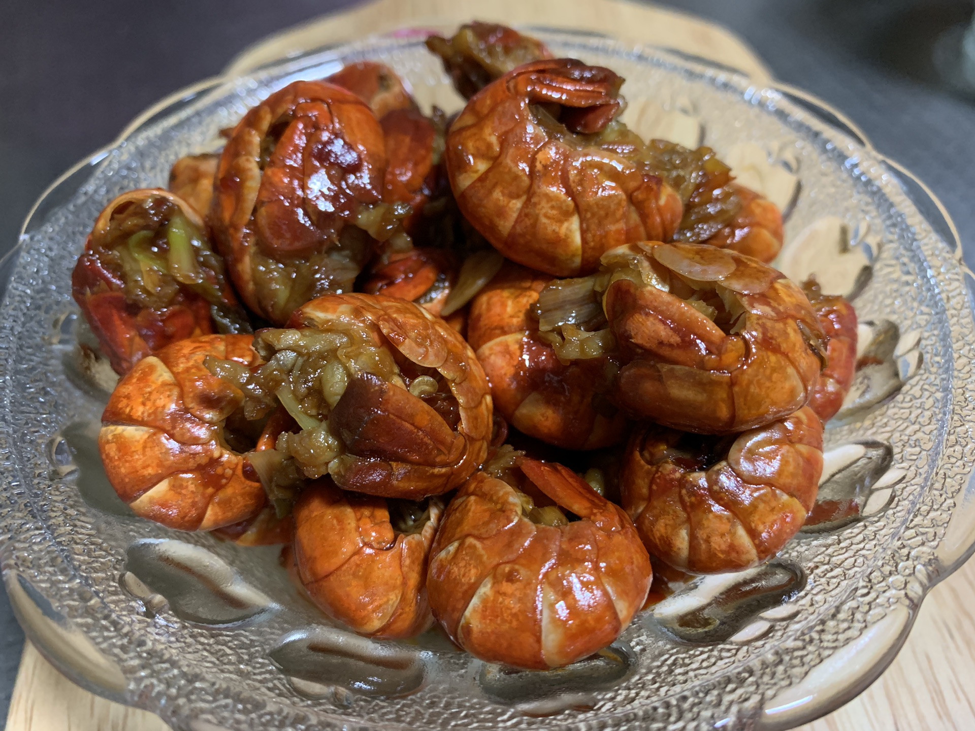 Spicy crawfish (home style)