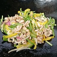 #橄想橄做，就是中国味#彩椒丝炒板筋的做法图解7