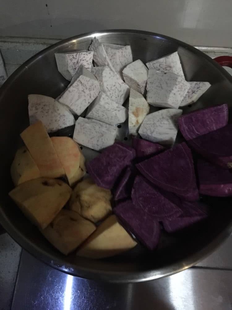 手工芋圆红豆沙的做法图解1