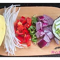 #美食视频挑战赛#加了粉条的东乡土豆片的做法图解1