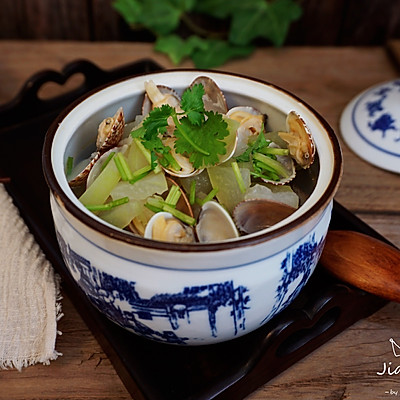 祛湿冬瓜蛤蜊汤