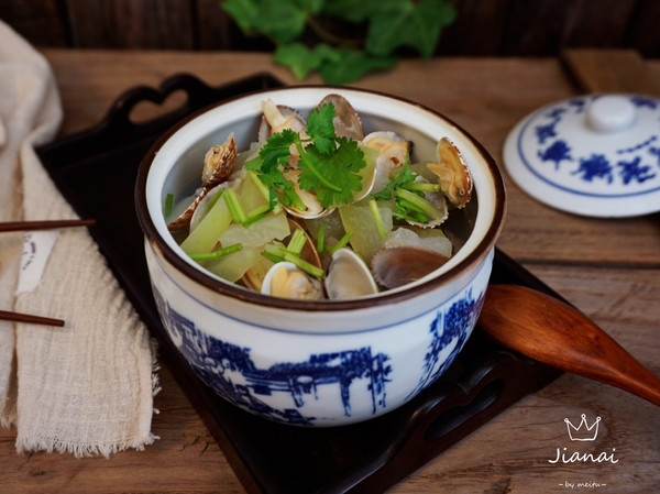 祛湿冬瓜蛤蜊汤