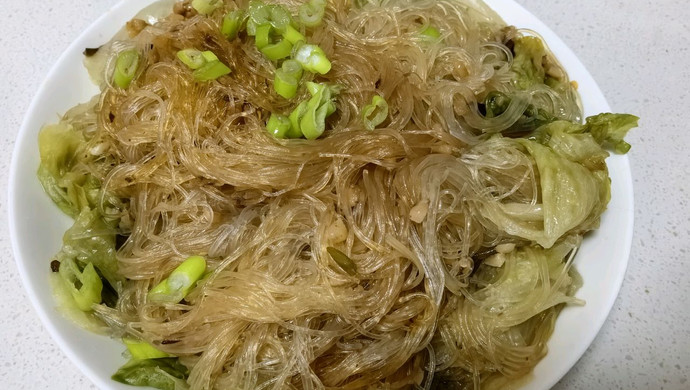 蒜蓉粉丝球生菜（低油版）