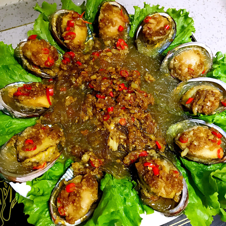 蒜蓉粉丝鲍鱼的做法
