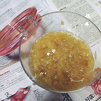 冬日蜂蜜柚子茶