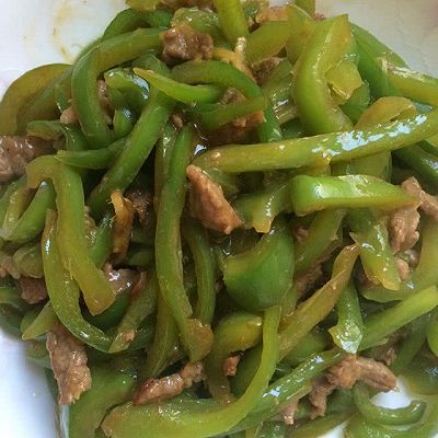 青椒牛肉丝
