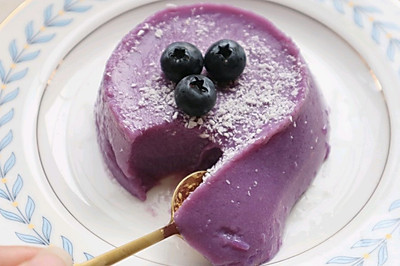 低卡|紫薯慕斯蛋糕