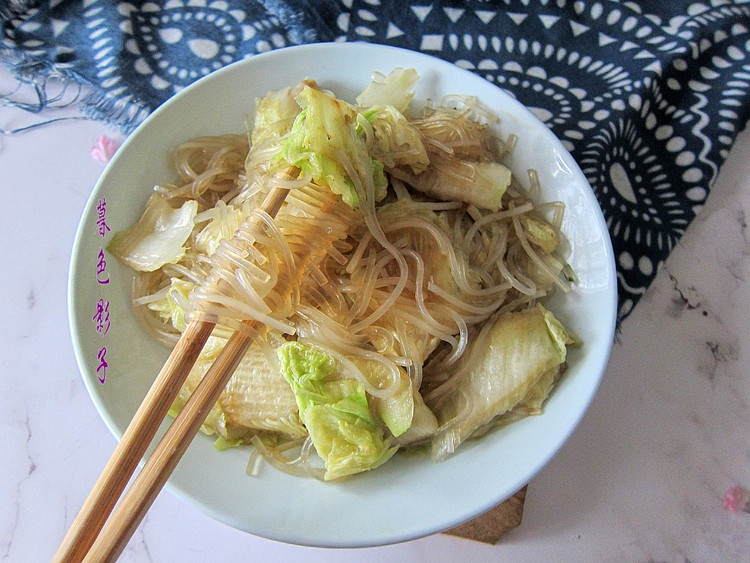 醋溜白菜粉的做法