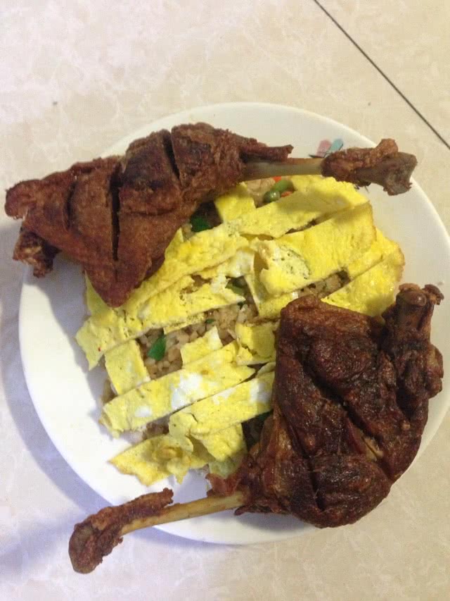 向日葵炒饭的做法图解4
